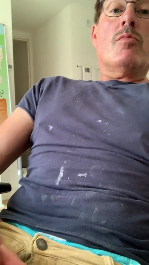 TJenner: Cumstained, edging masturbating