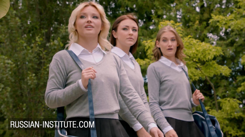 Russian Institute: House party threesome with Alyssa Reece