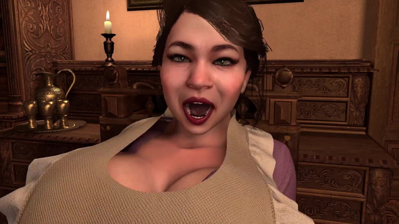 Wraith ward: Hot Asian Milf maid spreads her legs and lifts them...