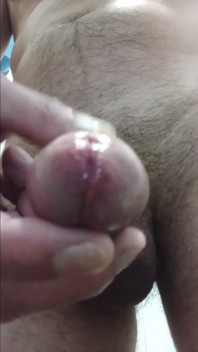 An Excited Beautiful Big Penis Flows Profusely From the Sight of a Woman’s Open Lips!