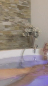 Lezdom Foot Worship in Jacuzzi