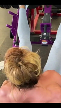 At the Gym Topless, Like This Video if You Would Workout with Me..‍