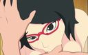 Hentai ZZZ: Hentai Sarada Uchiha Blowjob Boruto: Naruto Next Generations