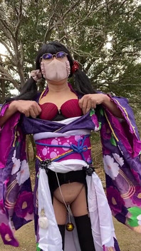 No. 104: the Phantom Kimono Beauty Appearing in the Winter Countryside: a Crossdresser Walks Through the Sunlit Glade Part 1
