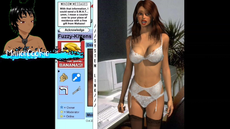 Manor Cookie: Wazoo yukarı - bir ofis bayanını dağıttığın ve çok eski tarz internete...