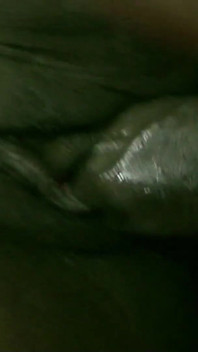 Pregnant ebony MILF banged hard by step son with big cock