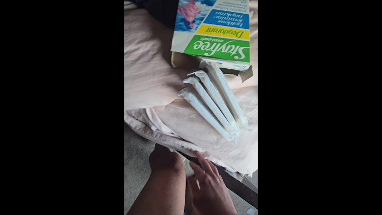 Takepad: Pad Adding Entire Box of Pads in Panties