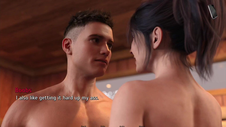Sex game gamer: 체육관 트레이너와 그의 자지를 빨고 싶어하는 밀프.