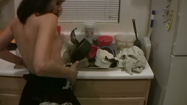 Worldwide Sex Movies: Maid Costume POV Blowjob on the Tiled Floor