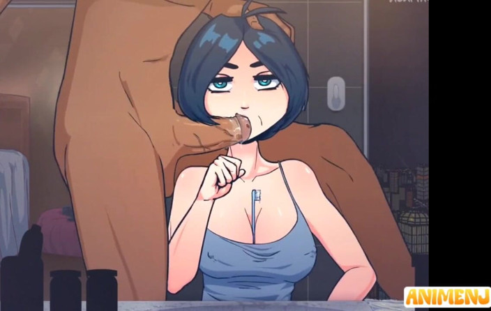 Animebdnj: Awek berambut pendek dikongkek muka apabila masa dihentikan HD