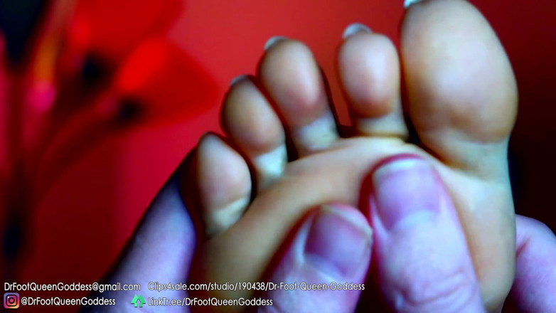 Dr. Foot Queen Goddess: Buruşuk taban losyonu masajı bölüm 2