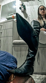 Divine Humiliation - Sharp Boots on the Slave
