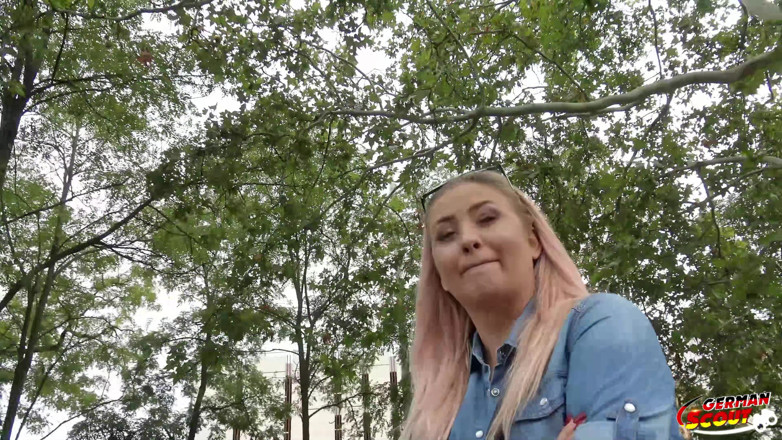 German Scout: German Scout - Blonde Girl Cayla Lyons with Perfect Round Ass...