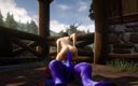 Wraith ward: Stor blå kuk anal: Warcraft porr parodi