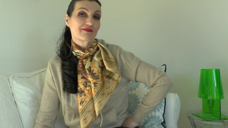 Lady Victoria Valente: シルクのスカーフを身に着けて、私の前で自慰をしてください、レディ・ヴィクトリア・ヴァレンテ