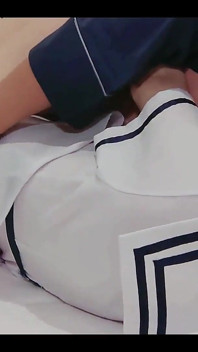 The Semen That Was Ejaculated Inside During Cowgirl Position Spilled Out.
