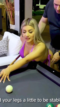 I Fuck Stepdaughter of My Boss Meanwhile I Am Playing Pool