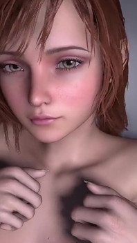 Ragazza carina minuta con grandi tette fa sesso | Porno 3D POV