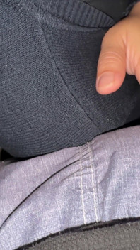 He Puts His Penis on Her Shoulder and She Grabs It.
