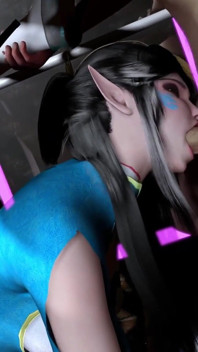 Feng Qing Er Serve Deepthroat - 3D Animation