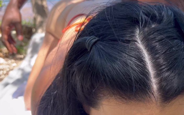 Sandy Love: Si nakal sandy dicrot di dalam sama kontol besar pria...