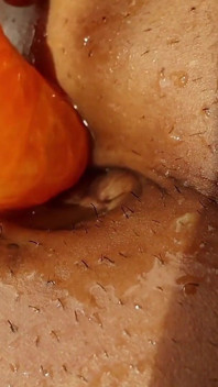Belly Button Fruit Crushing & Wet Sensory Asmr