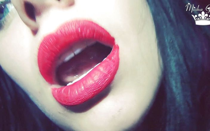 Goddess Misha Goldy: Rose, lippenstift ist deine schwachstelle