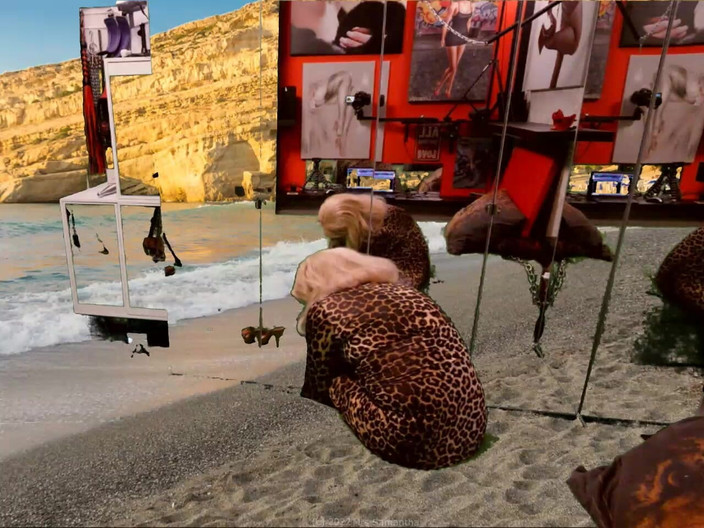 Mrs Samantha: Leopard Lady Dress and Strip