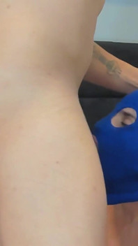 Slim Twink Sucks Huge Cock to Big Colombian Male Str8