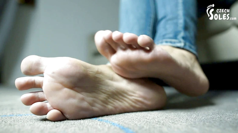 Czech Soles - foot fetish content: Video chat with sexy feet of your girlfriend