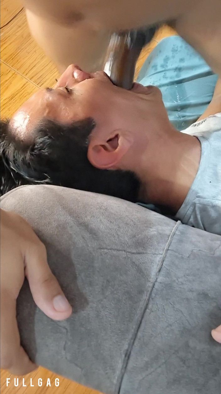fullgag: Short: He Wasn't Breathing, He Just Let Black Cock Go...