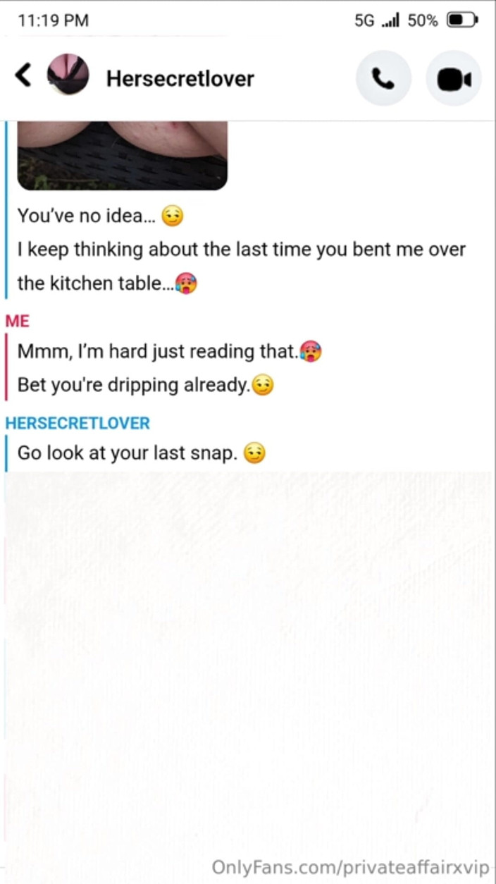 Hersecretlover: Snapchat Affair: ぽっちゃり熟女が危険な中出しを受ける