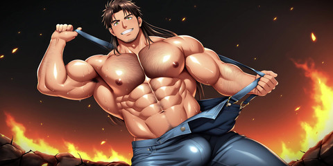 Erotic Man: Hunks met enorme plagend erecties