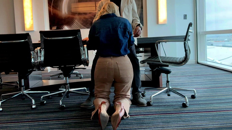 Flight Attendant Fiona: Fa Fiona se encuentra con un pasajero en su sala...