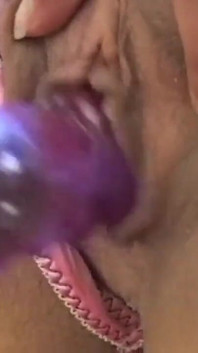 Horny brunette masturbates at home with her Sex Toy