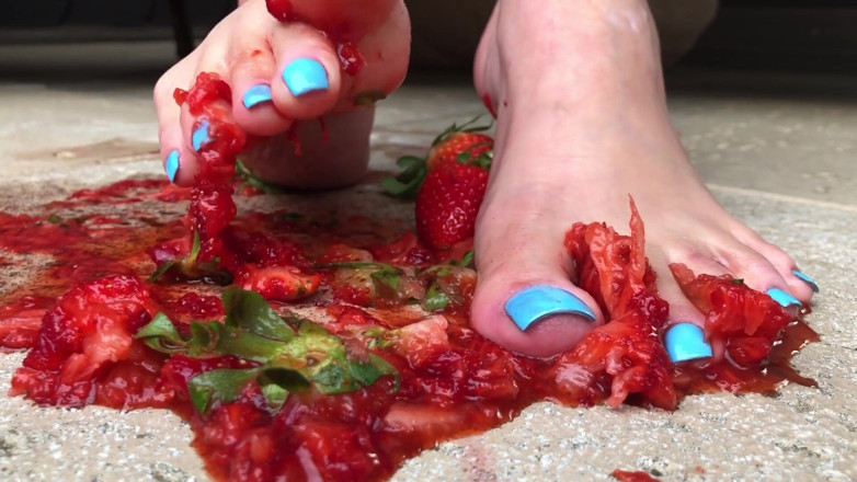 Goddess Lena: Strawberry crushing