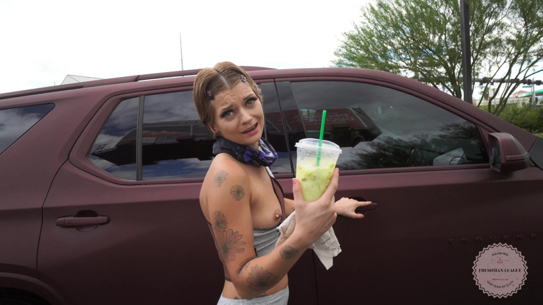 Katie Diggs: Gaggin cock and cum after mornin coffee