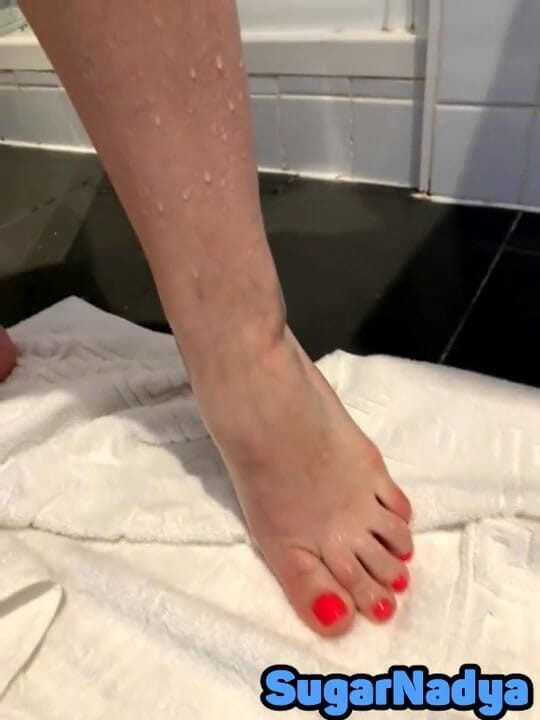 SugarNadya: Russian beauty SugarNadya saw in the shower and then we...