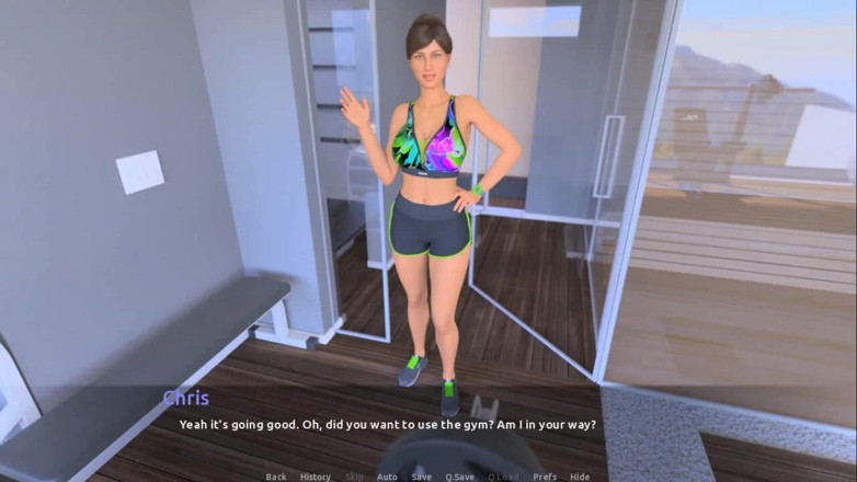 Dirty GamesXxX: The visit: sexy MILF with big boobs in the gym...