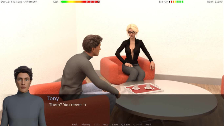 Dirty GamesXxX: Colega de cameră secretară sexy cu țâțe mari siliconate - episodul 16