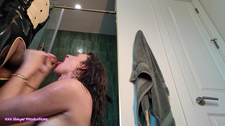 The xxx slayer - trans productions: Raw Shower Sex with Dom Tgirl BBC Maid to Suck &amp;...