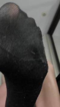 Black Socks in Long Feet