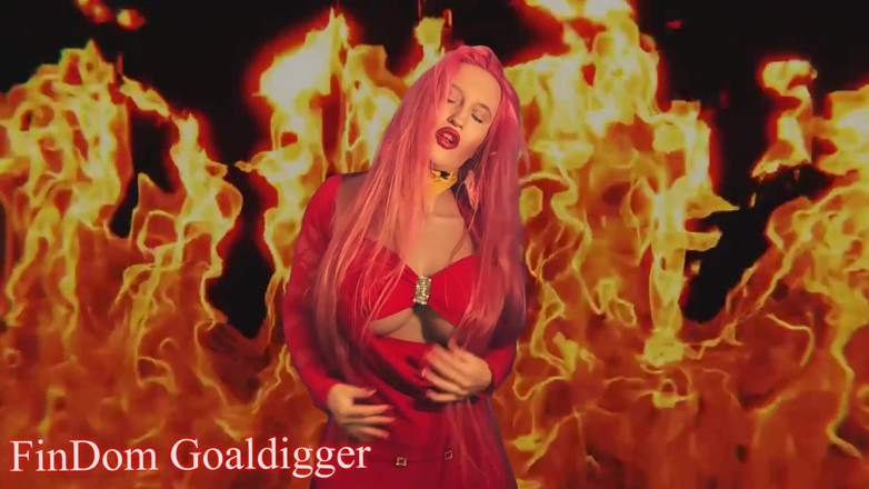 FinDom Goaldigger: Min röst ensam stimulerar din penis