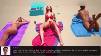 3DXXXTEEN2 Cartoon: Sahilde sikiş. 3 boyutlu porno çizgi film seks