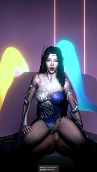 3d - cachonda puta cosplay stripper tiene su coño mojado follado tan duro