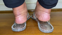 Pink Foxx: Stepmommy Plays with Her Flip Flops on Her Feet