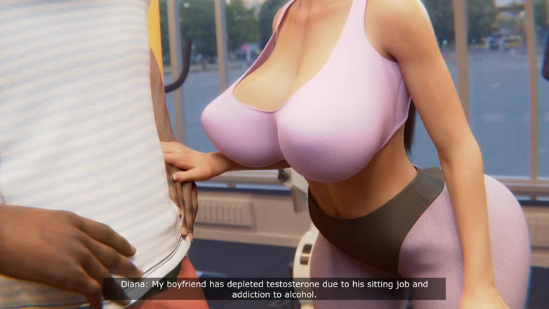 Sex anime taboo: Napalona żona zerżnięta przez trenera siłowni