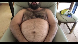 Hairy Man Masturbating
