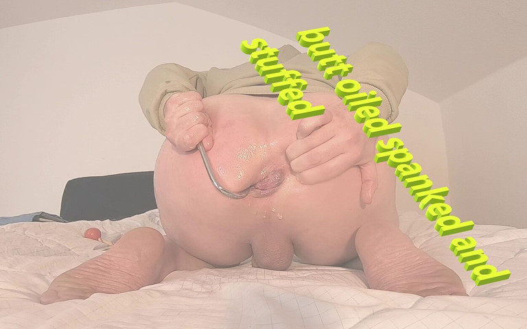 Butt Oiled, Spanked and Stuffed (Callipygian)