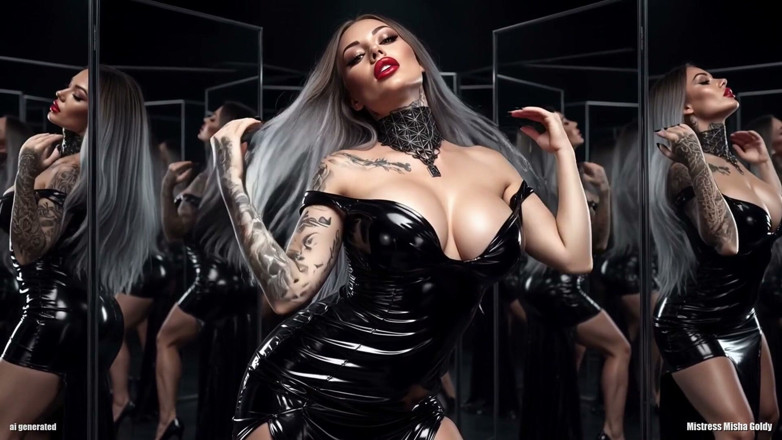 Goddess Misha Goldy: Sebepozorování: Dnes večer si budeš honit a koukat na sebe,...
